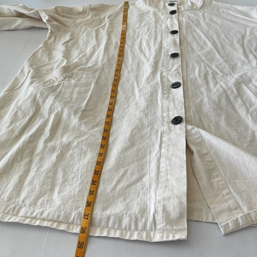 Opening Ceremony ONE SIZE (Oversized) Beige Hooded Elastic Cuffs Trench Coat - Picture 4 of 9